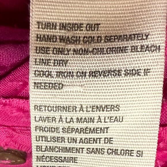 Free People XS Tunic Top Hot Pink Cant Stop Dreaming Boho Lounge Western Cowgirl - Picture 10 of 11